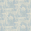 Sample - Cow Parsley Wallpaper - Soft Blue