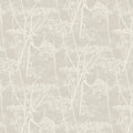 Sample - Cow Parsley Wallpaper - Taupe