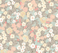 Sample - Flora Ditsy Wallpaper - Peach & Dove