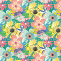 Sample - Floral Riot Wallpaper - Ohpopsi - Citrus