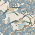 Sample - Grand Flying Ducks Wallpaper - Blue