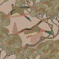 Sample - Grand Flying Ducks Wallpaper - Plaster