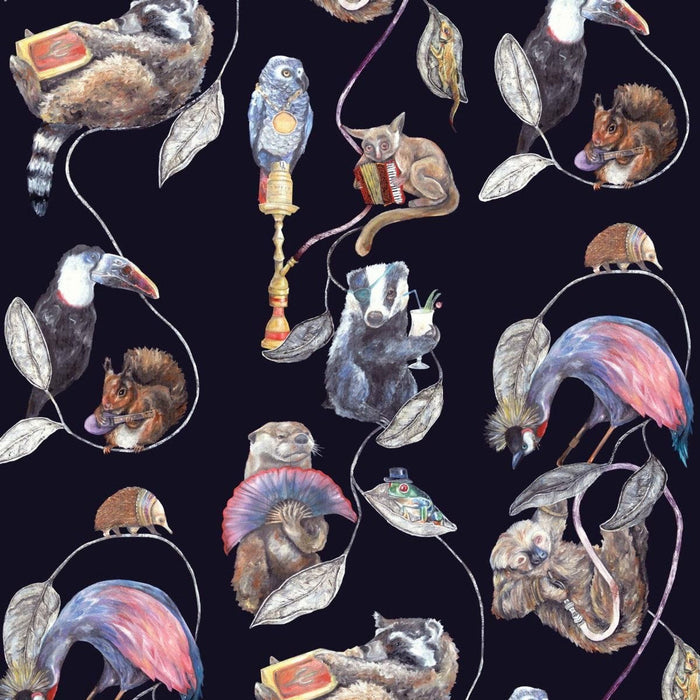 Sample - Hackney Empire Hybrid Mural Wallpaper - House of Hackney - Midnight