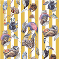 Sample - Hackney Empire Hybrid Mural Wallpaper - House of Hackney - Ochre Stripe
