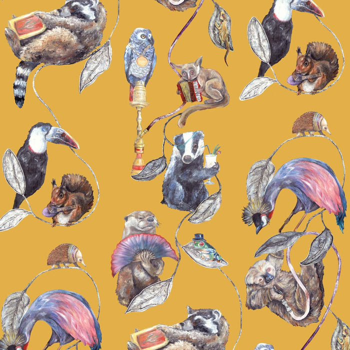 Sample - Hackney Empire Hybrid Mural Wallpaper - House of Hackney - Ochre