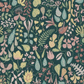 Sample - Herbarium Wallpaper - Green