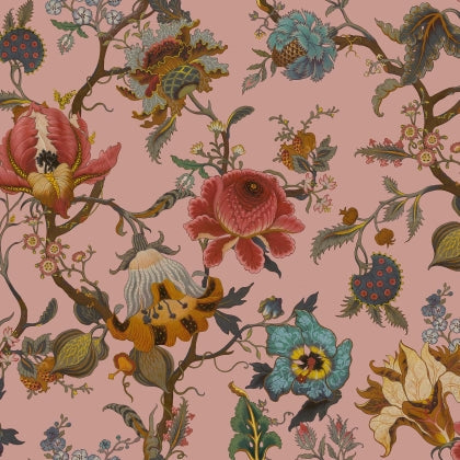 Sample - House of Hackney Artemis Hybrid Mural Wallpaper - Blush