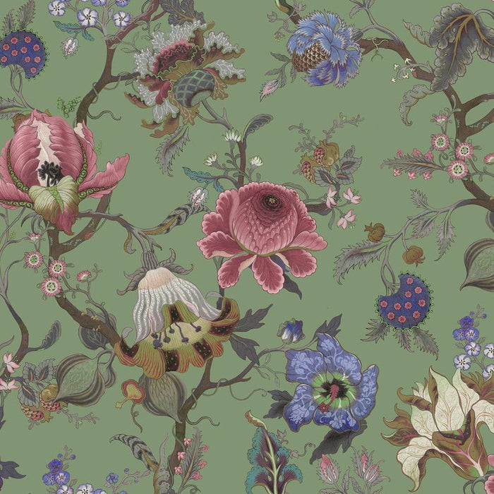 Sample - House of Hackney Artemis Hybrid Mural Wallpaper - Jadeite