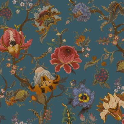 Sample - House of Hackney Artemis Hybrid Mural Wallpaper - Petrol