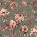 Sample - House of Hackney Artemis Hybrid Mural Wallpaper - Verdigris