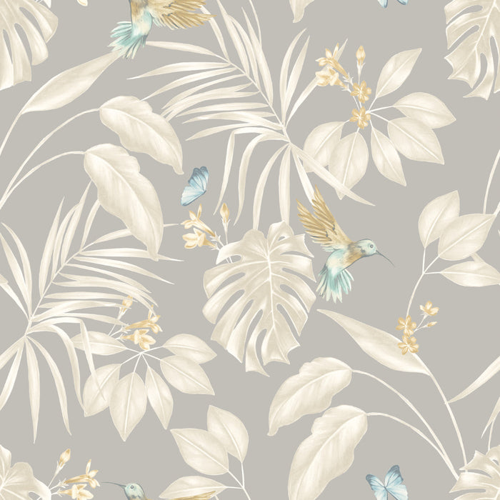 Sample - Hummingbird Wallpaper - Ohpopsi - Flint