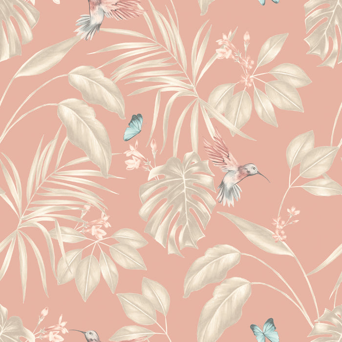 Sample - Hummingbird Wallpaper - Ohpopsi - Rosewood