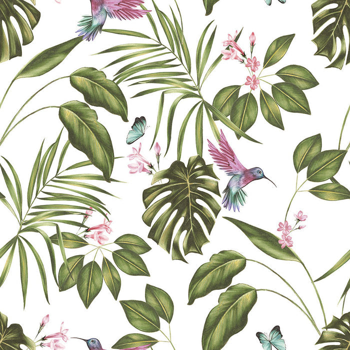 Sample - Hummingbird Wallpaper - Ohpopsi - Wilderness White