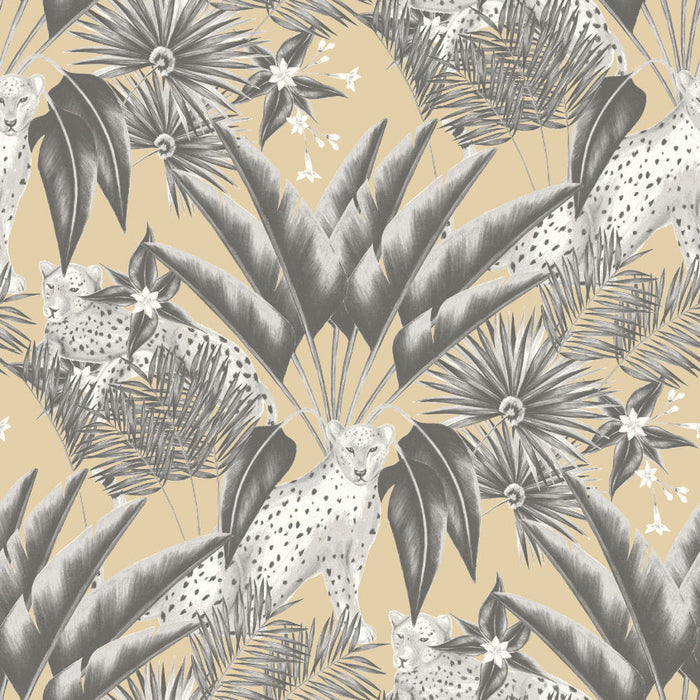 Sample - Jungle Cheetah Wallpaper - Ohpopsi - Toffee