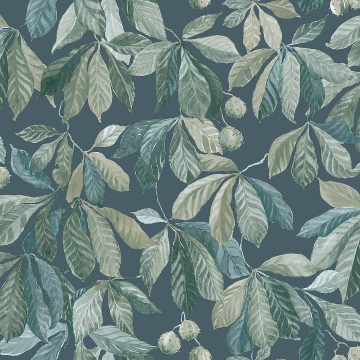Sample - Kersti Wallpaper - Indigo