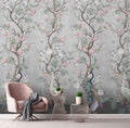 Sample - Kubla Khan Hybrid Mural Wallpaper - Mist
