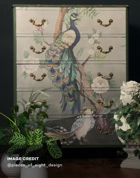 Sample - Kubla Khan Hybrid Mural Wallpaper - Mist
