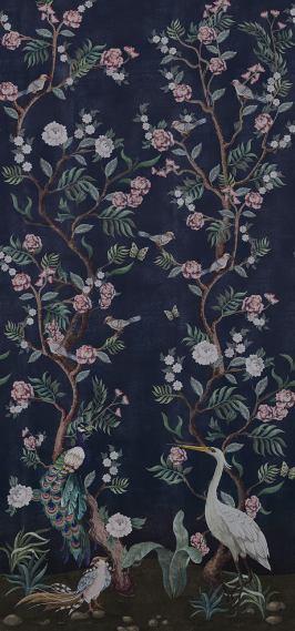 Sample - Kubla Khan Hybrid Mural Wallpaper - Night