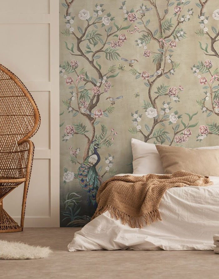Sample - Kubla Khan Hybrid Mural Wallpaper - Sand