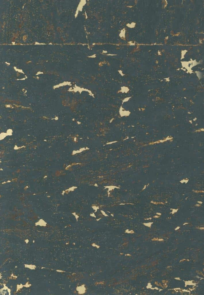 Sample - Lasmin Cork Metallic Wallpaper - Bistro Green