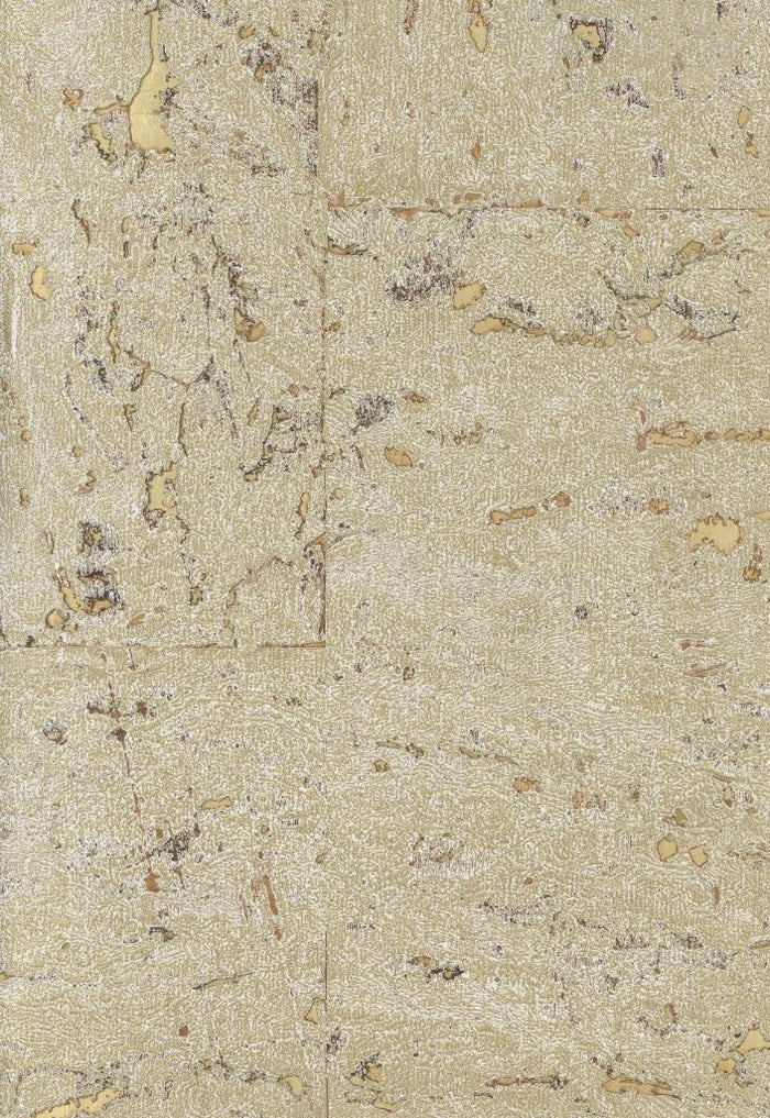 Sample - Lasmin Cork Metallic Wallpaper - Lark