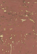 Sample - Lasmin Cork Metallic Wallpaper - Raw Sienna