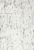 Sample - Lasmin Cork Metallic Wallpaper - Snow White