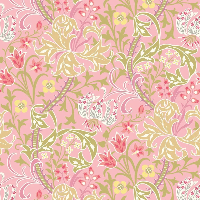 Sample - Lily Ogee Wallpaper - Ohpopsi - Rose Pink