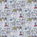 Sample - Little Love Wallpaper - Blue