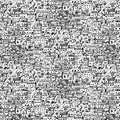 Sample - Mediterranea - Cityscape Wallpaper - White & Black