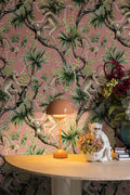 Sample - Monkey Business Wallpaper - Coral