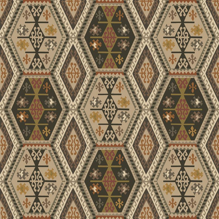 Sample - Mulberry Home Buckland Wallpaper - Woodsmoke