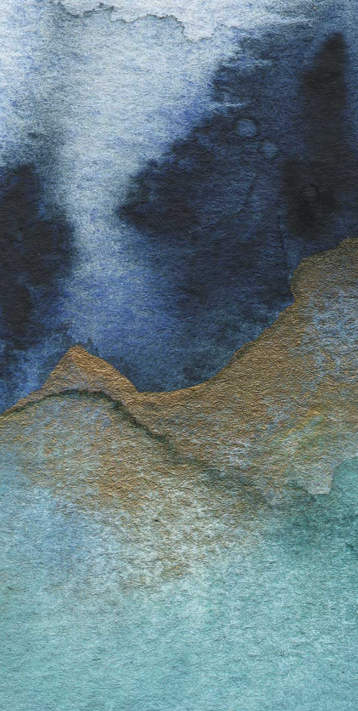 Sample - Mystic Metallic - Custom Sized Wallpaper Mural (per m2) - Teal