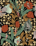 Sample - Neo-Belle Wallpaper - Black