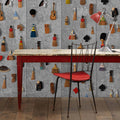Sample - Obsession by Daniel Rozensztroch "Everyday Thing Series" Wallpaper - Brooms