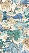 Sample - Oka Wallpaper - Indigo