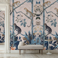 Sample - Panthera Mural Hybrid Wallpaper - Pink