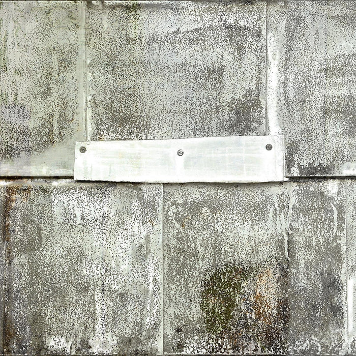 Sample - Piet Hein Eek 'Rusted Metal Series' Wallpaper - White Rusted Metal