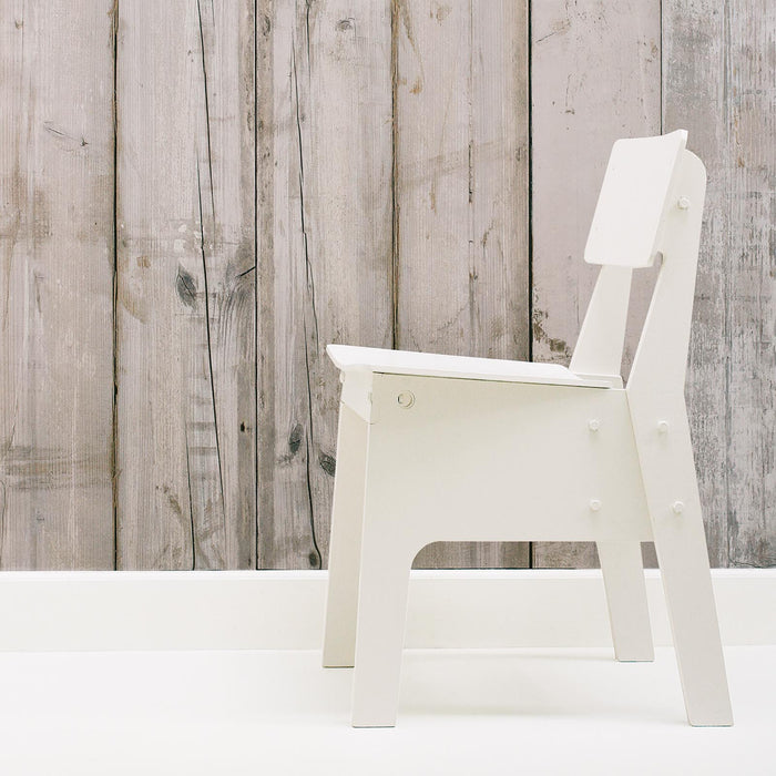 Sample - Piet Hein Eek 'Scrapwood Series' Wallpaper - Grey