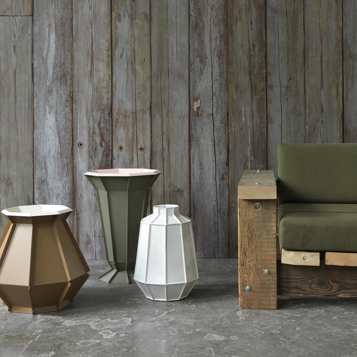 Sample - Piet Hein Eek 'Scrapwood Series' Wallpaper - Grey/Green Beams