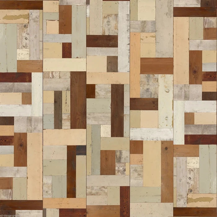 Sample - Piet Hein Eek 'Scrapwood Series' Wallpaper - Mosaic