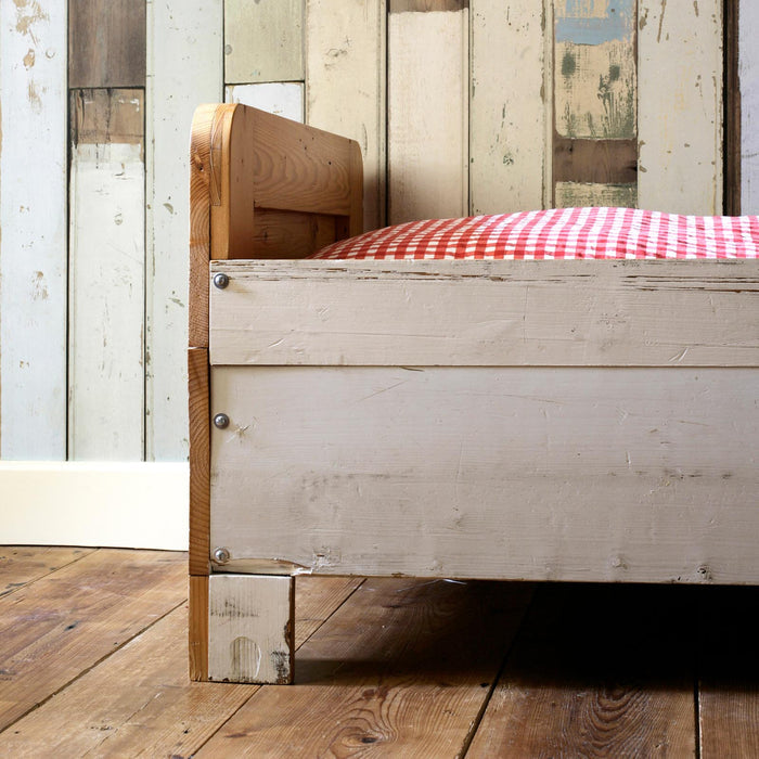 Sample - Piet Hein Eek 'Scrapwood Series' Wallpaper - White/Blue