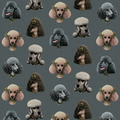 Sample - Poodle Parlour Wallpaper - Midnight