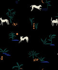 Sample - Prehistoric Animal Wallpaper - Black