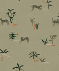 Sample - Prehistoric Animal Wallpaper - Green