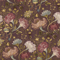 Sample - Reverie  - Floral Custom Sized Wallpaper Mural (per/m2) - Ruby Gold