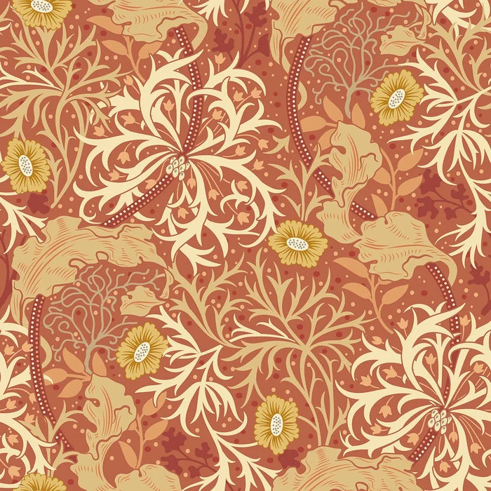 Sample - Seaweed Garden Wallpaper - Ohpopsi - Amber
