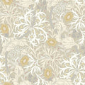 Sample - Seaweed Garden Wallpaper - Ohpopsi - Fossil Grey