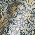 Sample - Snakeshead Wallpaper - Morris - Indigo/Cumin
