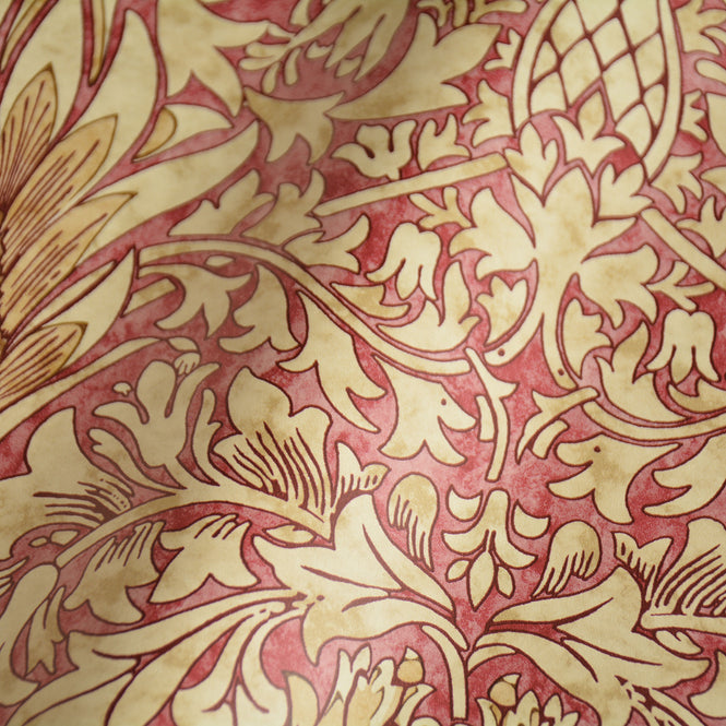 Sample - Snakeshead Wallpaper - Morris - Madder/Gold